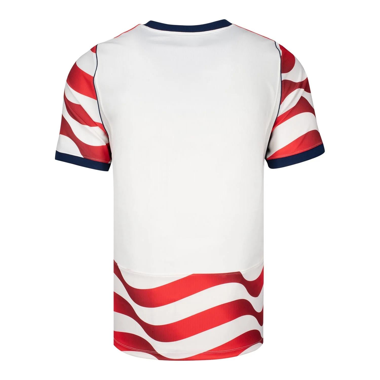 USA Men's Soccer 2026 World Cup Home Jersey - Wavy Stripes Edition