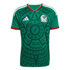 Mexico 2026 World Cup Home Soccer Jersey - Green Aztec Print