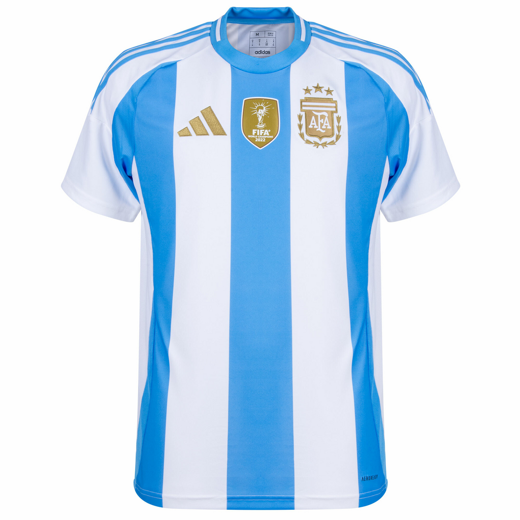 Argentina Three-Star Home Soccer Jersey