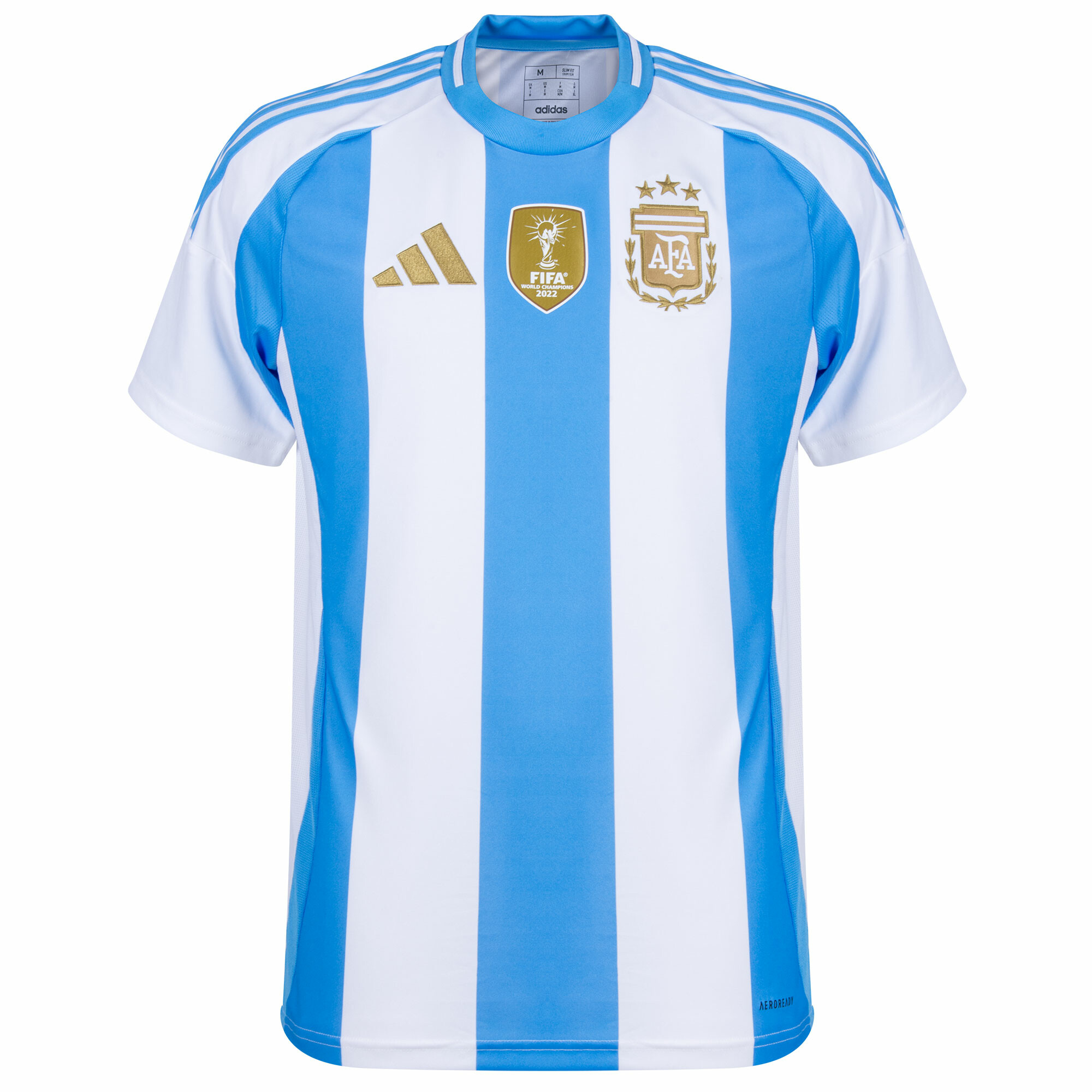 Argentina Three-Star Home Soccer Jersey